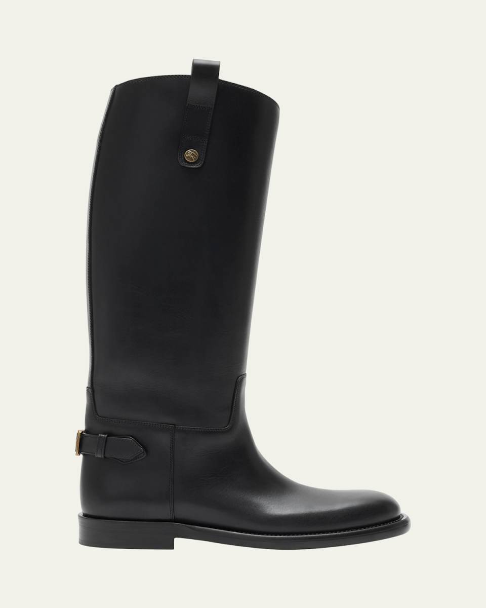 Cavalier Knee-High Leather Riding Boots